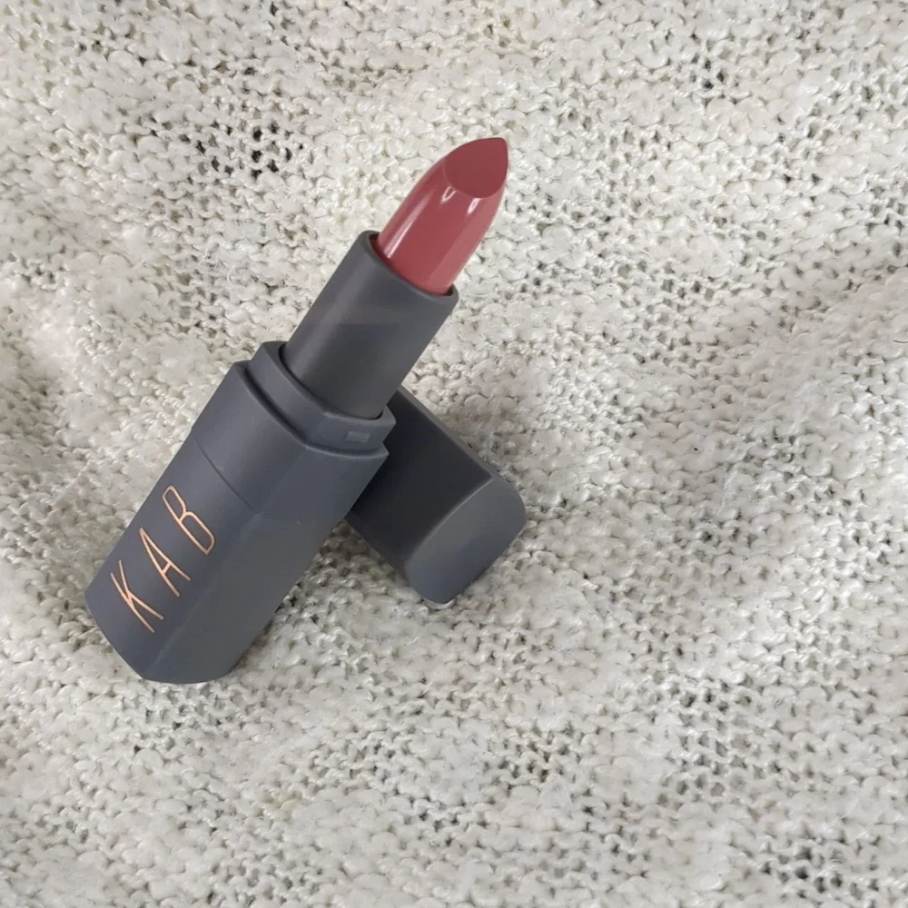 KAB Cosmetics Cream Lipstick in PEACH COBBLER, 3.5g/0.12oz